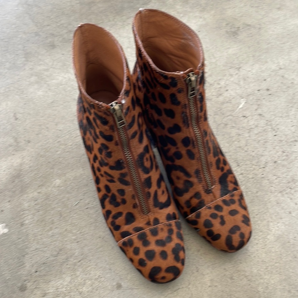 Madewell Leopard Booties
